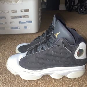Black and White jordan 13